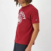 Champion Mens Crew Neck Short Sleeve Regular Fit Graphic T-Shirt