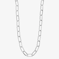 Liz Claiborne Womens 17 Inch Paperclip Chain Necklace