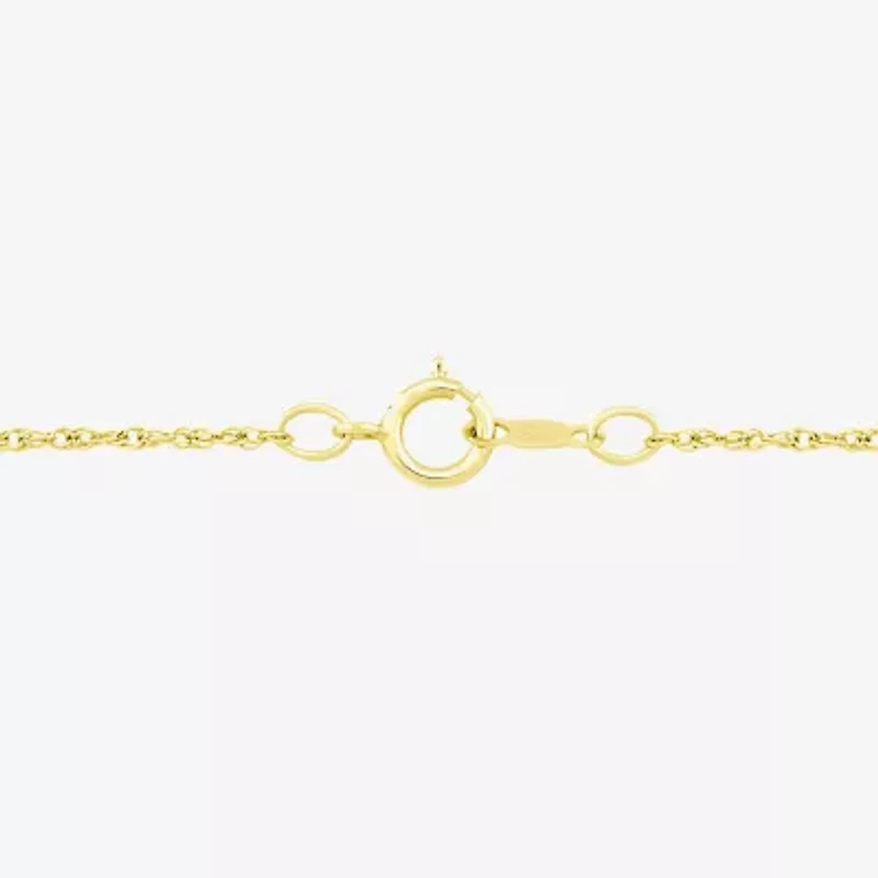 Womens Genuine Green Peridot 14K Gold Over Silver 18 Inch Pendant Necklace