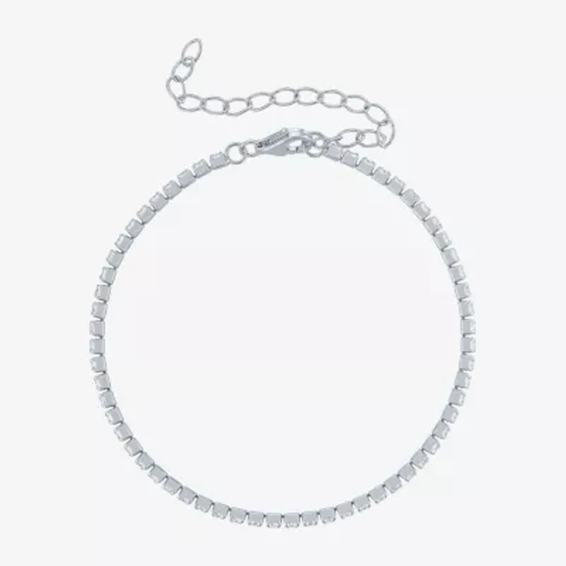 Yes, Please! Lab Created White Sapphire 14K Sterling Silver 8 Inch Tennis Bracelet