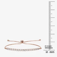 1/10 CT. T.W. Natural White Diamond Bolo Bracelet Sterling Silver or 14K Gold Over