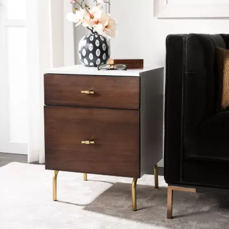 Safavieh Genevieve 2-Drawer Nightstand