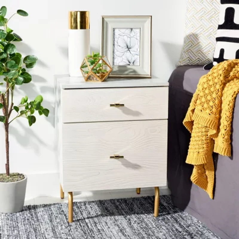 Safavieh Genevieve 2-Drawer Nightstand