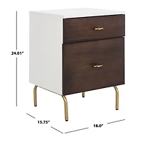Safavieh Genevieve 2-Drawer Nightstand