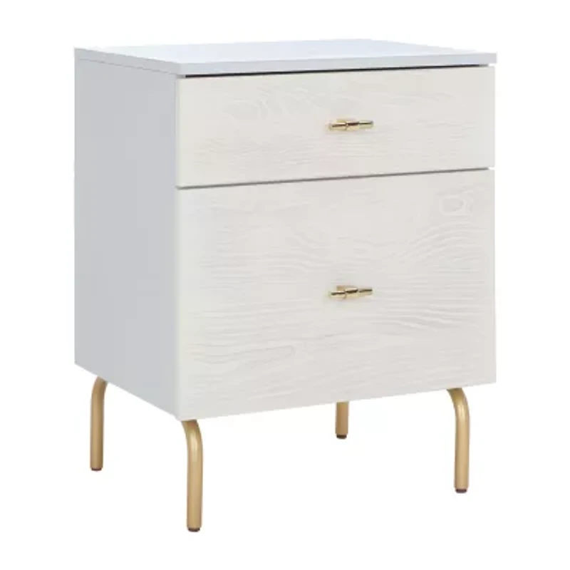 Safavieh Genevieve 2-Drawer Nightstand