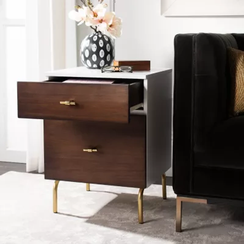 Safavieh Genevieve 2-Drawer Nightstand