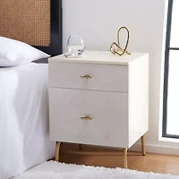 Genevieve 2-Drawer Nightstand
