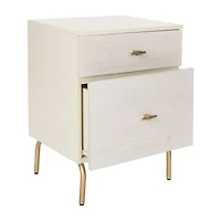 Genevieve 2-Drawer Nightstand
