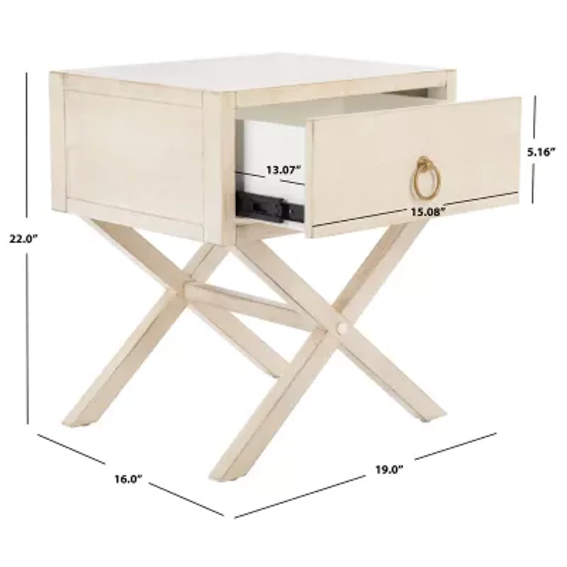 Odilia 1-Drawer Nightstand