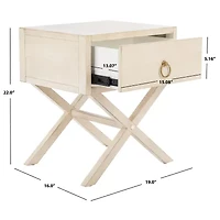 Odilia 1-Drawer Nightstand