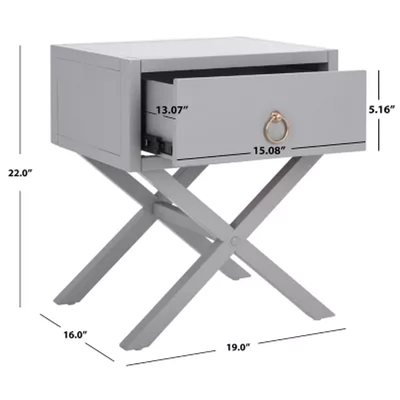 Safavieh Odilia 1-Drawer Nightstand