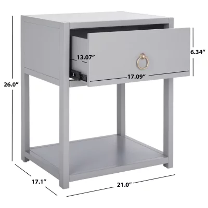 Safavieh Yudi 1-Drawer Nightstand