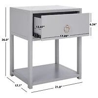 Safavieh Yudi 1-Drawer Nightstand