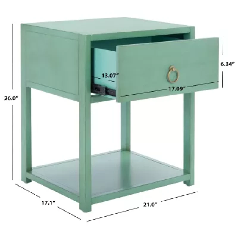 Safavieh Yudi 1-Drawer Nightstand