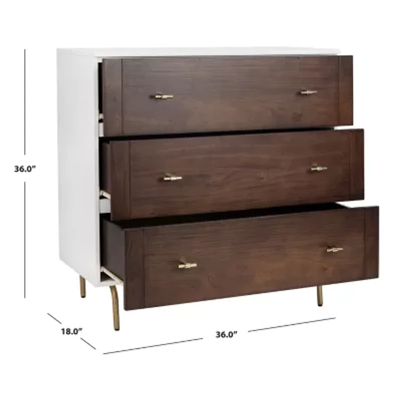 Genevieve 3-Drawer Dresser