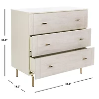 Genevieve 3-Drawer Dresser