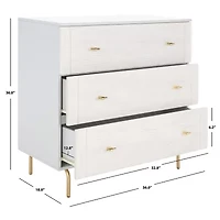 Genevieve 3-Drawer Dresser