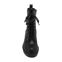 Pop Womens Aurorah Block Heel Booties