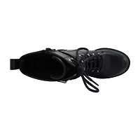 Pop Womens Aurorah Block Heel Booties