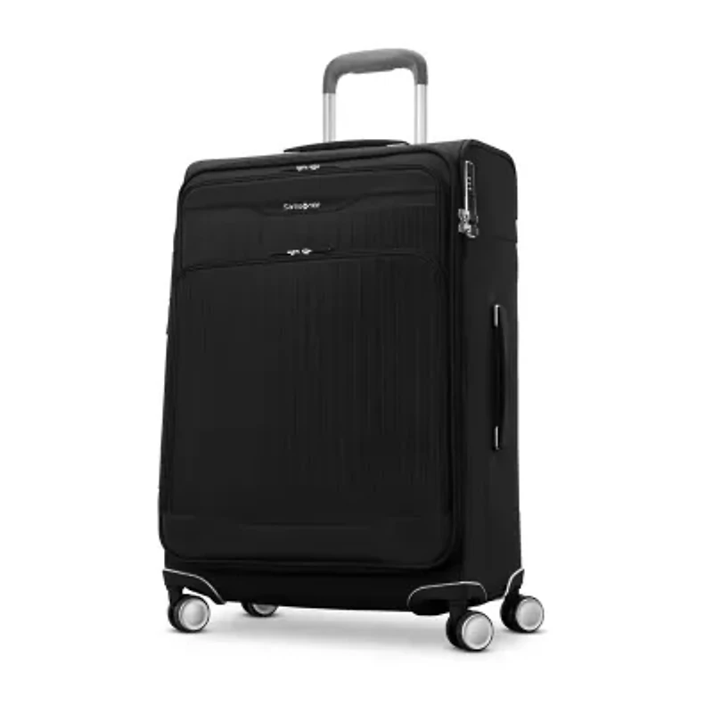 Samsonite Silhouette 18 25 Inch Softside Expandable Checked Spinner Luggage