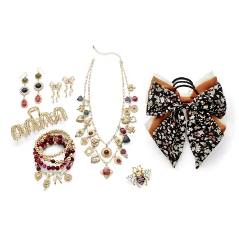 Bijoux Bar 3-pc. Floral Hair Ties