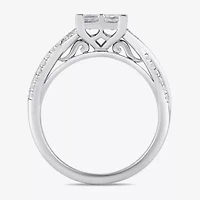 (G / I1) Womens 1 CT. T.W. Lab Grown White Diamond 10K Gold Engagement Ring