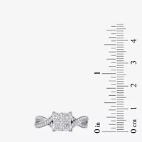 (G / I1) Womens 1 CT. T.W. Lab Grown White Diamond 10K Gold Engagement Ring