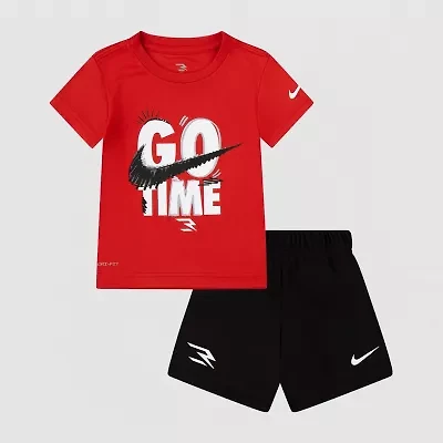 Nike 3BRAND by Russell Wilson Toddler Boys 2-pc. Short Set