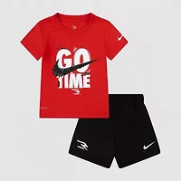 Nike 3BRAND by Russell Wilson Toddler Boys 2-pc. Short Set