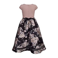 Bonnie Jean Big Kid Girls Short Sleeve Cap Fit + Flare Dress
