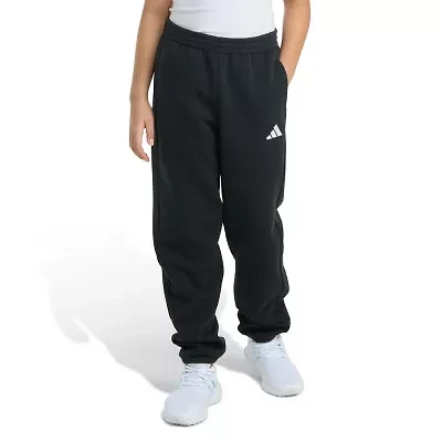 adidas Fleece Big Kid Girls Cuffed Mid Rise Loose Fit Jogger Pant