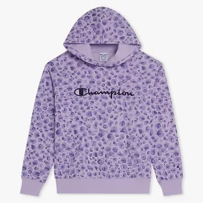 Champion Big Kid Girls Long Sleeve Fleece Active Hoodie