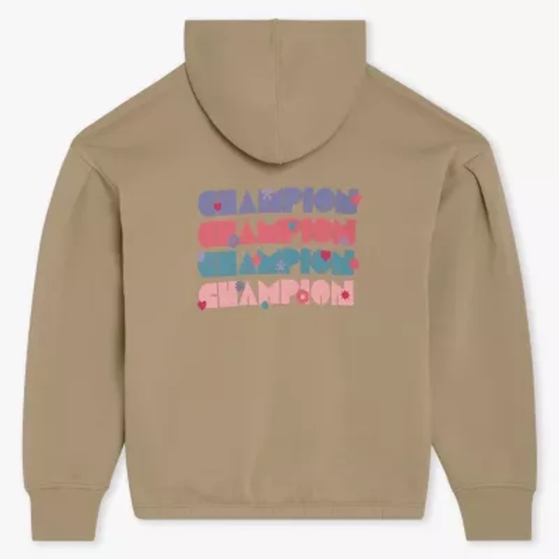 Champion Big Kid Girls Long Sleeve Fleece Active Hoodie