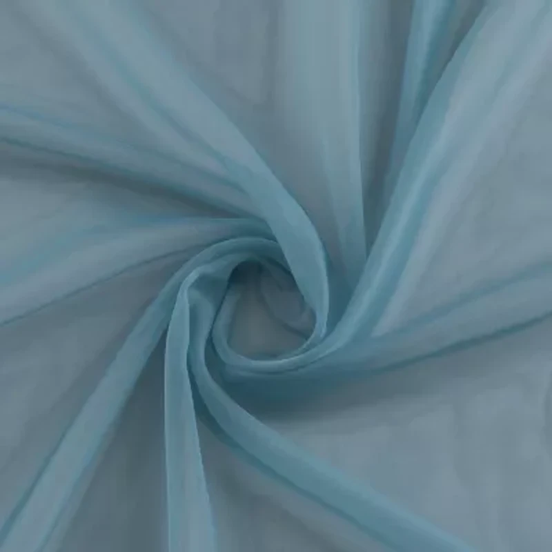 Crystal Sheer Rod Pocket Set of 2 Curtain Panel