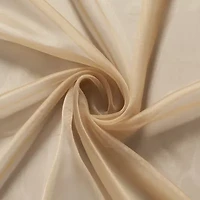 Crystal Sheer Rod Pocket Set of 2 Curtain Panel