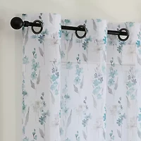 Isla Sheer Grommet Top Set of 2 Curtain Panel