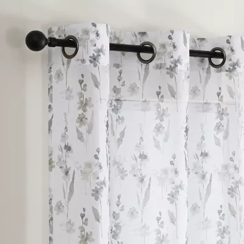 Isla Sheer Grommet Top Set of 2 Curtain Panel