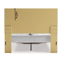 Signature Design by Ashley Altyra Upholstered Bed with 2 Storage Drawers White