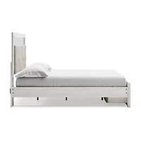 Signature Design by Ashley Altyra Upholstered Bed with 2 Storage Drawers White