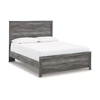 Signature Design by Ashley Bronyan Queen Panel Bed in Dark Gray