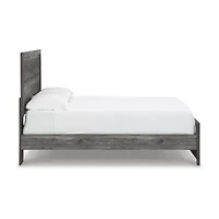 Signature Design by Ashley Bronyan Queen Panel Bed in Dark Gray