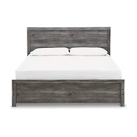 Signature Design by Ashley Bronyan King Panel Bed in Dark Gray