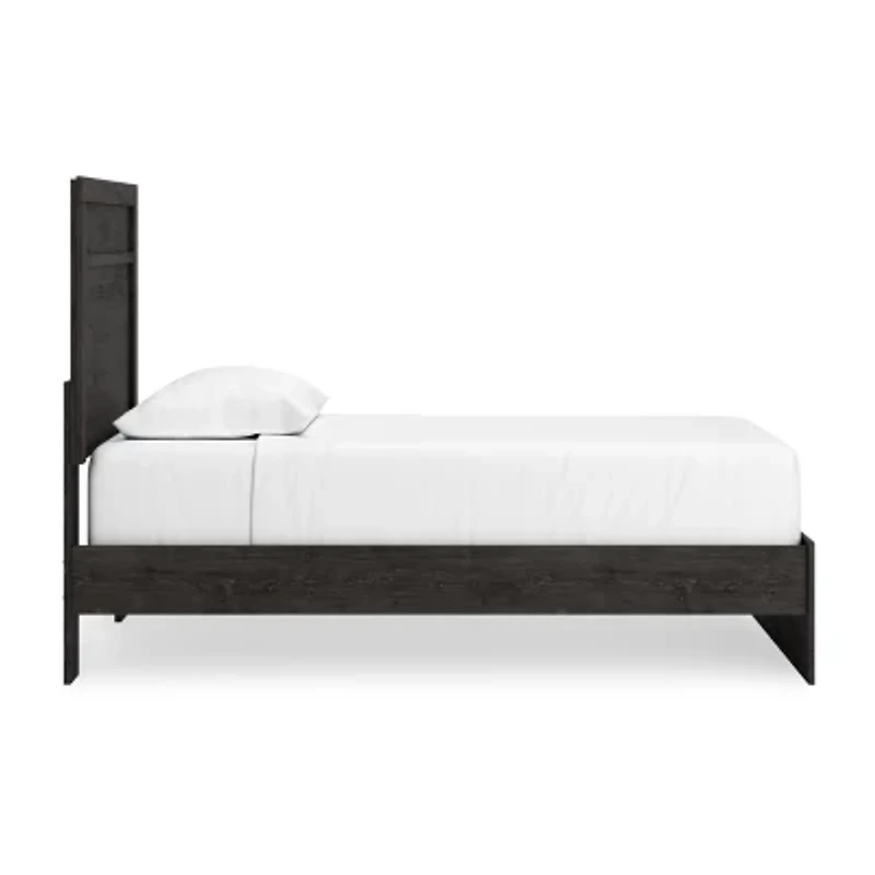 Signature Design by Ashley Belachime Panel Bed Charcoal