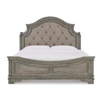 Signature Design by Ashley Lodenbay Upholstered Panel Bed Antique Gray