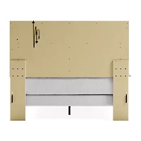Signature Design by Ashley Altyra Panel Bed with Upholstered Headboard White