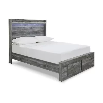 Signature Design by Ashley Baystorm Panel Bed with Storage Drawers Dark Gray