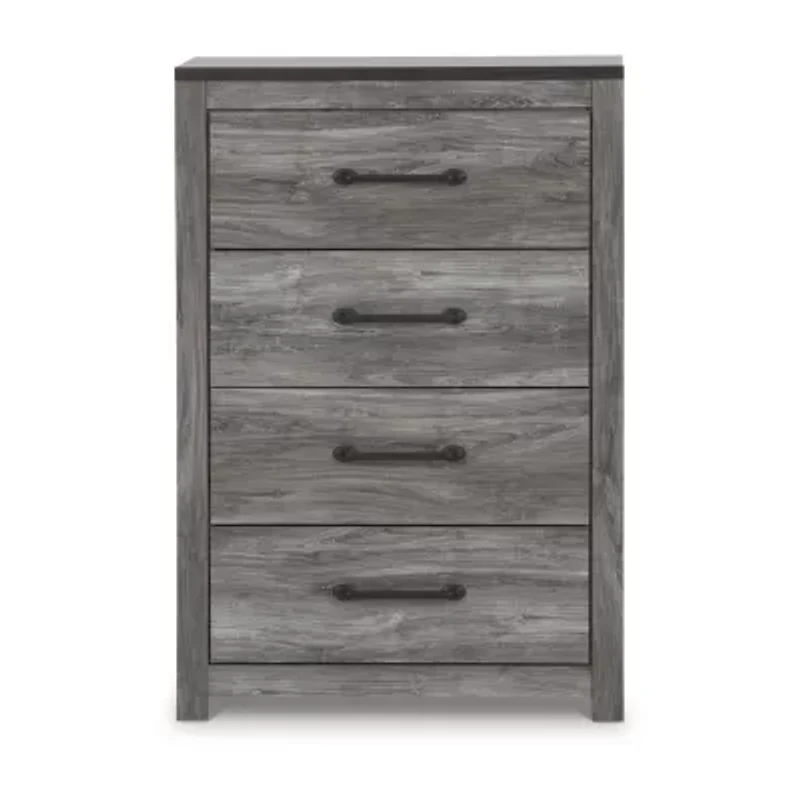 Signature Design by Ashley Bronyan 4-Drawer Chest in Dark Gray