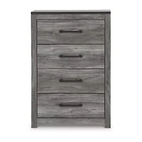 Signature Design by Ashley Bronyan 4-Drawer Chest in Dark Gray