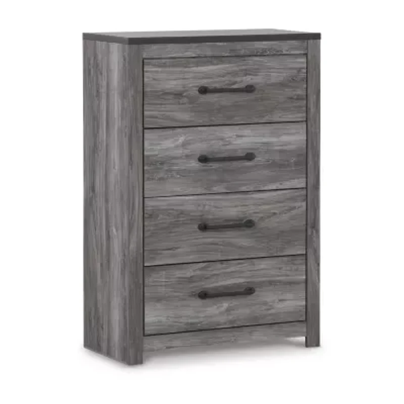Signature Design by Ashley Bronyan 4-Drawer Chest in Dark Gray