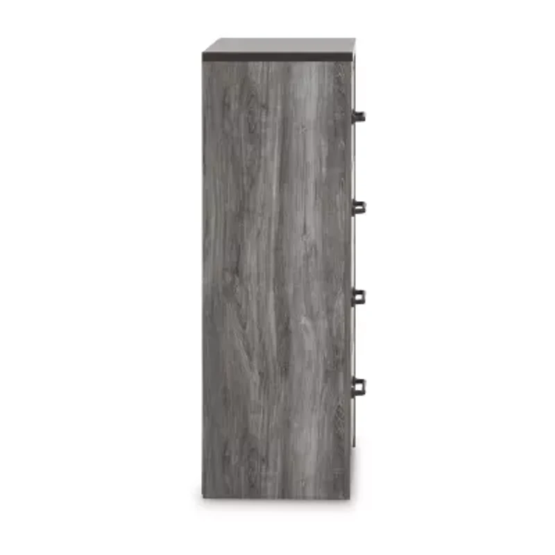 Signature Design by Ashley Bronyan 4-Drawer Chest in Dark Gray